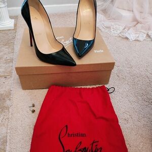 Christian Louboutin Glossy Black Heels